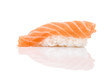Sushi sashimi with salmon - isolated