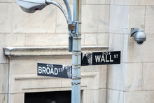 Wall Street Sign, New York