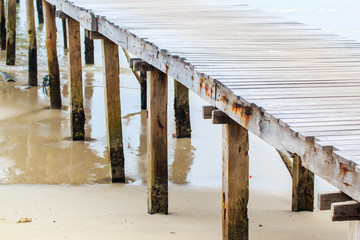 Wall Mural - Wooden jetty