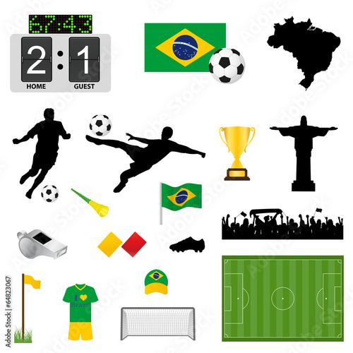 Board z aluminiowym obramowaniem Zestaw fussball