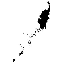 High Detailed Vector Map - Palau.