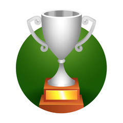 Trophy silver cup