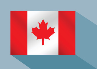 Poster - flag of Canada themes idea design