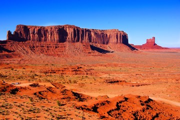 Wall Mural - Iconic desert landscape at Monument Valley, Arizona, USA