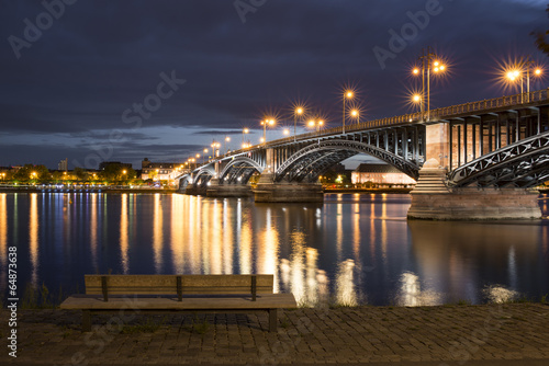 Nowoczesny obraz na płótnie Rheinbrücke