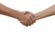 © aletia2011 - Handshake isolated on white