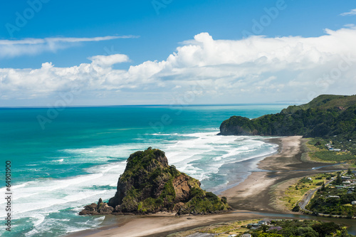 Obraz na płótnie canvas czteroczęściowy "tetraptyk" Plaża piha