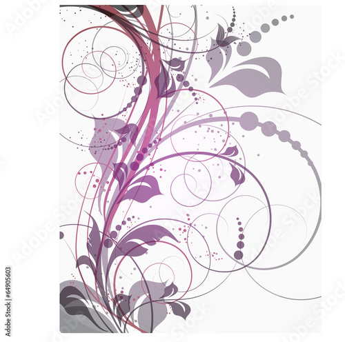 Fototapeta dla dzieci Abstract floral background