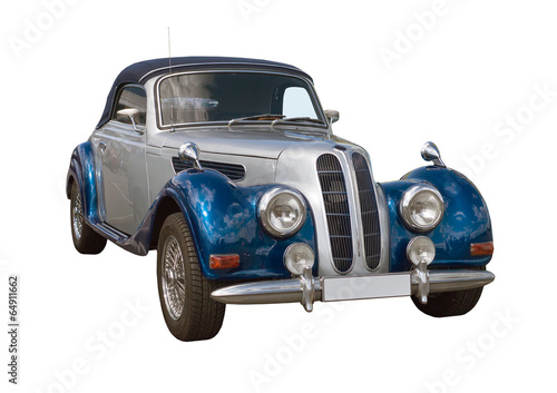 Plakat na papierze fotorealistycznym Oldtimer, klasyczny samochód, kabriolet
