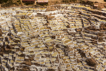 Wall Mural - Maras salt mines peruvian Andes Cuzco Peru