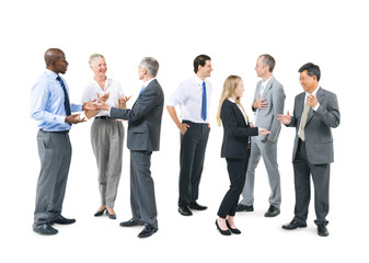 Wall Mural - Group of Business People Talking