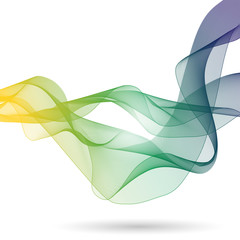 Leinwandbilder - Brazil smoke background