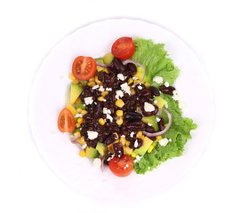 Sticker - Red beans salad with feta cheese.