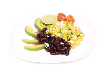 Sticker - Red beans salad with feta cheese.