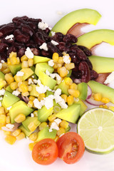 Sticker - Red beans salad with avocado.