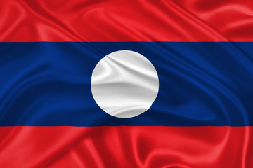 Wall Mural - flag of Laos