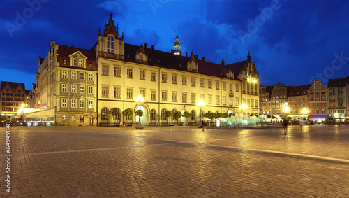 Nowoczesny obraz na płótnie Wrocław Rynek