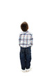 © Jelena Ivanovic - Back view of little boy looking at wall. Rear view