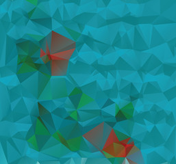 Wall Mural - abstract blue geometric background