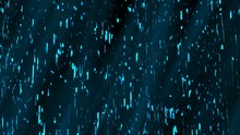 Abstract Blue Rain Or Snowfall Background