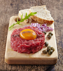 fresh beef tartare