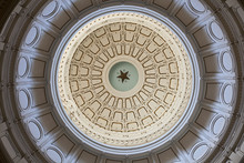 The Texas State Capitol’s Rotunda Ceiling In Austin, Texas