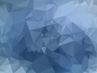 Wall Mural - Blue abstract polygonal background.