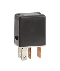 Wall Mural - relay switch for car isolated on white background