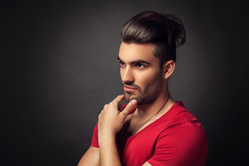 Male beauty portrait