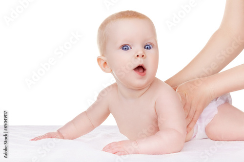 Fotoboard na płycie Masaż dla dzieci