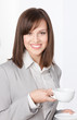 © Karramba Production - Portrait of businesswoman with white cup