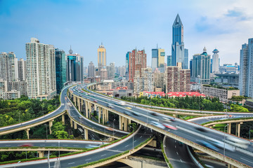 Wall Mural - shanghai elevated road  junction