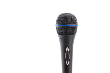 Microphone isolated on white