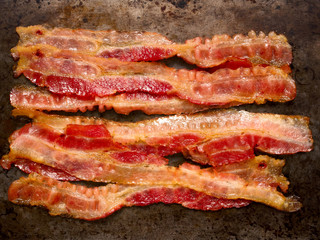 Poster - rustic cooked bacon