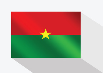 Poster - Burkina Faso flag themes idea design