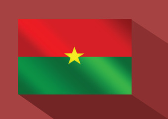 Poster - Burkina Faso flag themes idea design