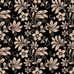 Wall Mural - vintage floral wallpaper seamless pattern