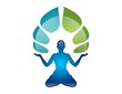 yoga, pose, logo,  body fitness symbol, people health meditation icon design