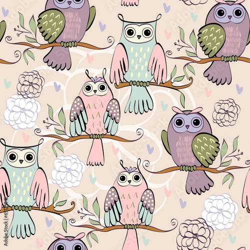 Naklejka dekoracyjna seamless pattern.