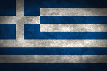 Greece grunge flag