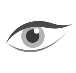 Wall Mural - woman eye icon