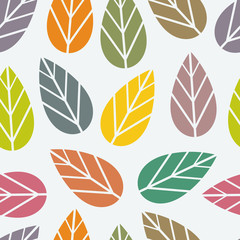 Plakat natura stylowy jesień wzór
