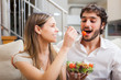 © Minerva Studio - Couple eating a salad