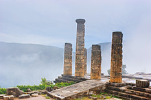 Columns In The Fog