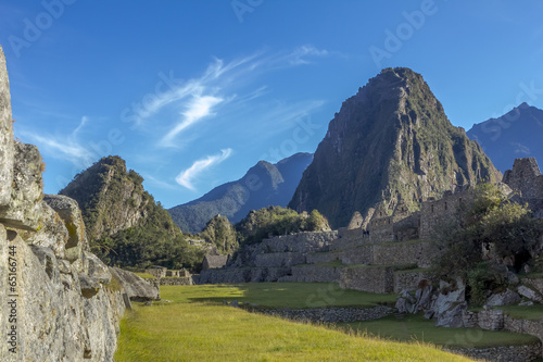 Board z aluminiowym obramowaniem Ruiny machu picchu cuzco peru