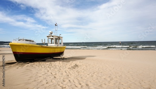 Nowoczesny obraz na płótnie boat