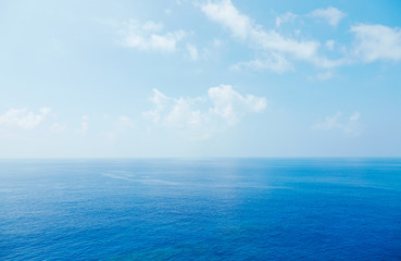 Aufkleber - 沖縄の青空と海