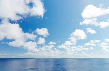 Aufkleber - 沖縄の青空と海