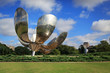 Floralis Generica is a sculpture made of steel and aluminum loca