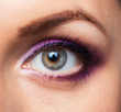 © vladstar - Closeup of womanish eye with glamorous makeup